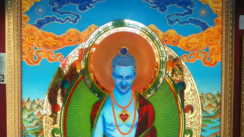 The Buddha, framed